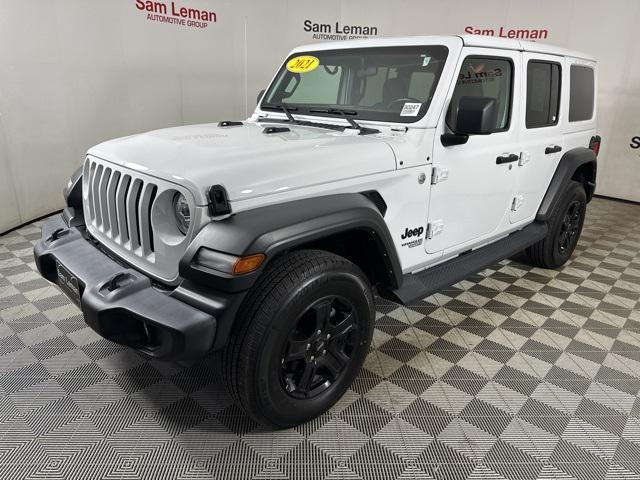 used 2021 Jeep Wrangler Unlimited car, priced at $28,877