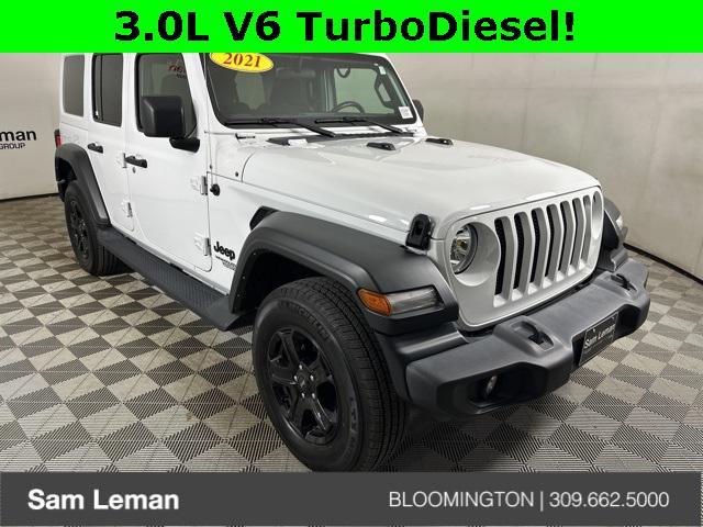 used 2021 Jeep Wrangler Unlimited car, priced at $28,877