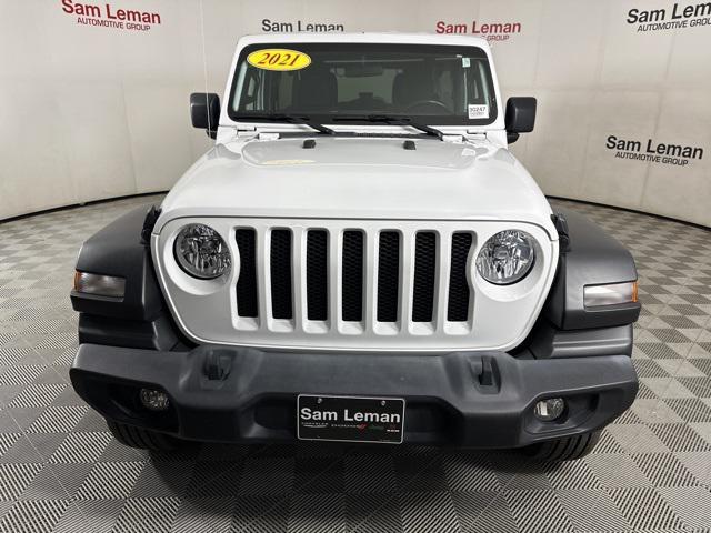 used 2021 Jeep Wrangler Unlimited car, priced at $28,877