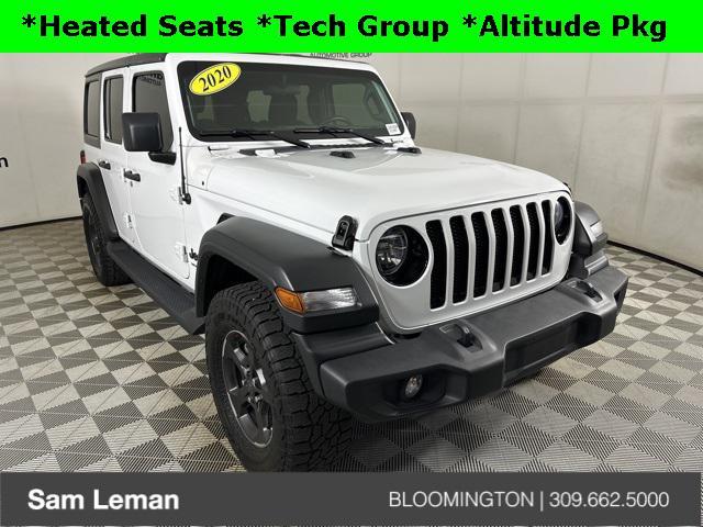 used 2020 Jeep Wrangler Unlimited car, priced at $25,990