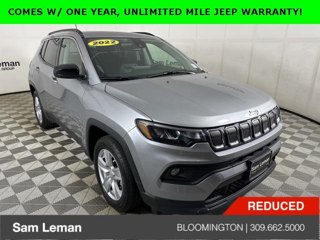 used 2022 Jeep Compass car, priced at $18,877