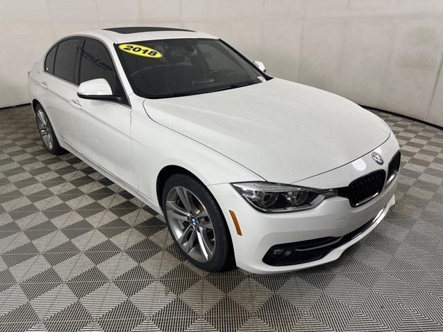 used 2018 BMW 330 car, priced at $18,500