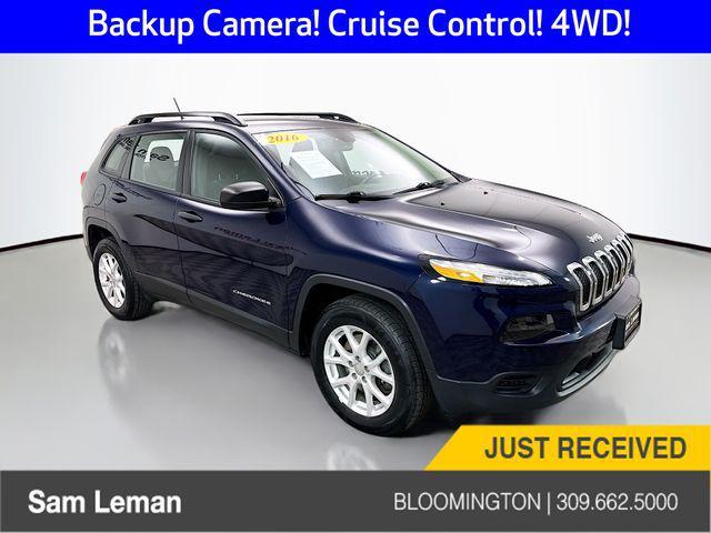 used 2016 Jeep Cherokee car, priced at $10,877