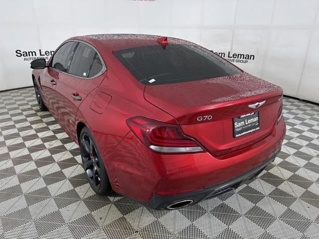 used 2021 Genesis G70 car, priced at $28,900