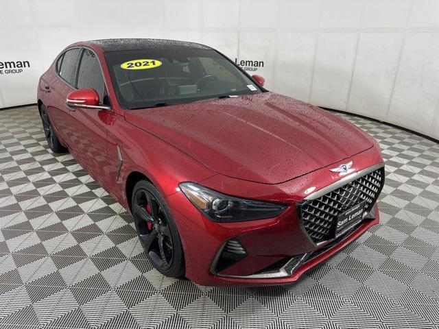 used 2021 Genesis G70 car, priced at $28,900