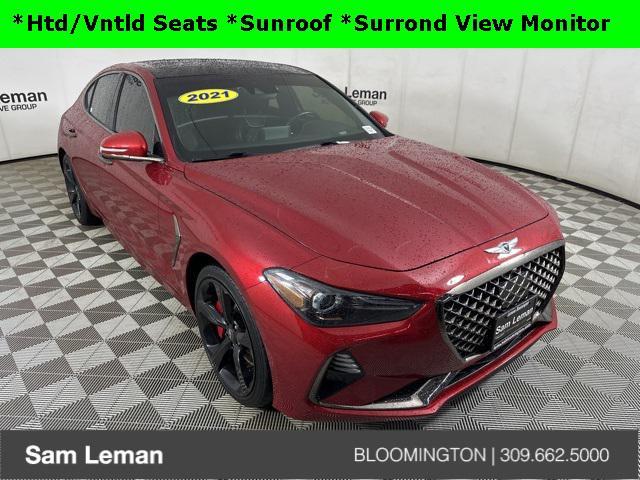 used 2021 Genesis G70 car, priced at $28,995