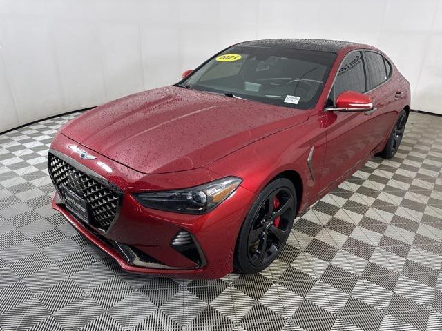 used 2021 Genesis G70 car, priced at $28,900