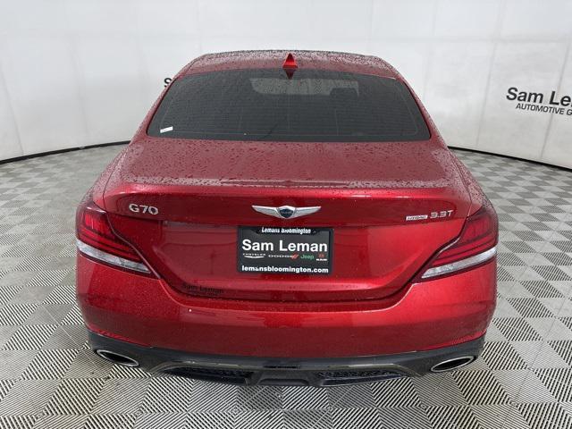 used 2021 Genesis G70 car, priced at $28,900