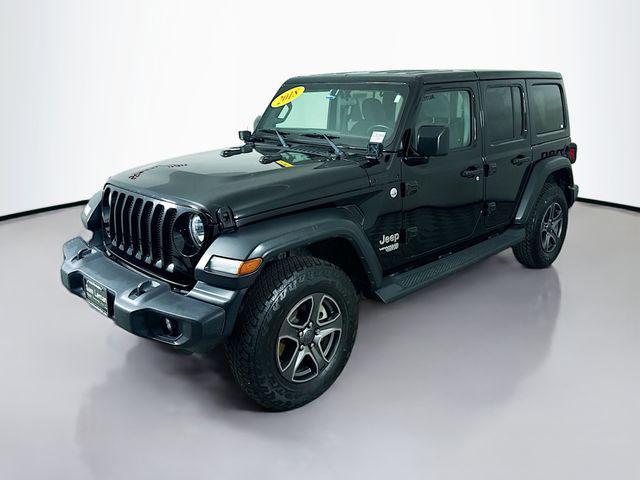 used 2018 Jeep Wrangler Unlimited car, priced at $23,999