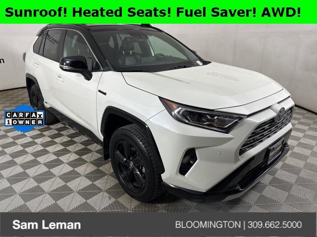 used 2021 Toyota RAV4 Hybrid car, priced at $32,877