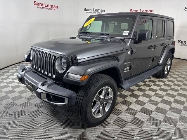 used 2021 Jeep Wrangler Unlimited car, priced at $28,977