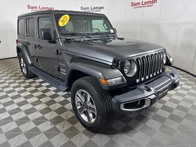 used 2021 Jeep Wrangler Unlimited car, priced at $28,977