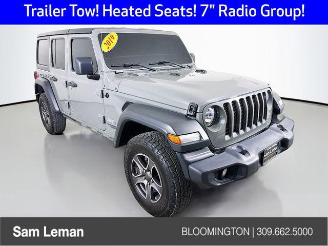 used 2019 Jeep Wrangler Unlimited car, priced at $22,399