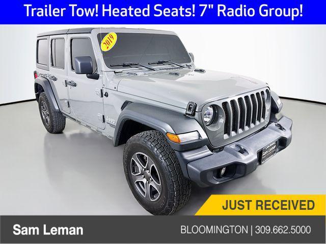 used 2019 Jeep Wrangler Unlimited car, priced at $22,477