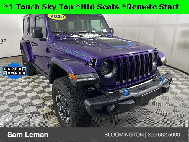 used 2023 Jeep Wrangler 4xe car, priced at $43,500