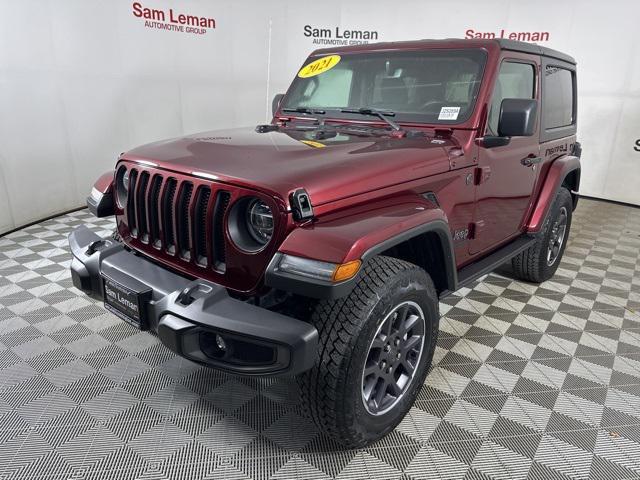 used 2021 Jeep Wrangler car, priced at $30,400