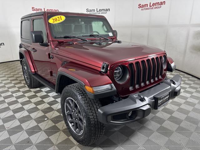 used 2021 Jeep Wrangler car, priced at $30,400