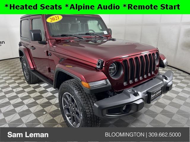 used 2021 Jeep Wrangler car, priced at $30,400