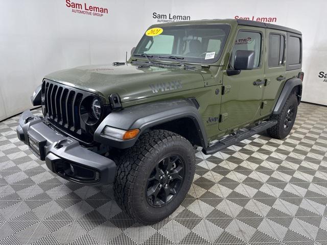 used 2021 Jeep Wrangler car, priced at $28,250