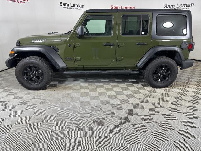 used 2021 Jeep Wrangler car, priced at $28,250