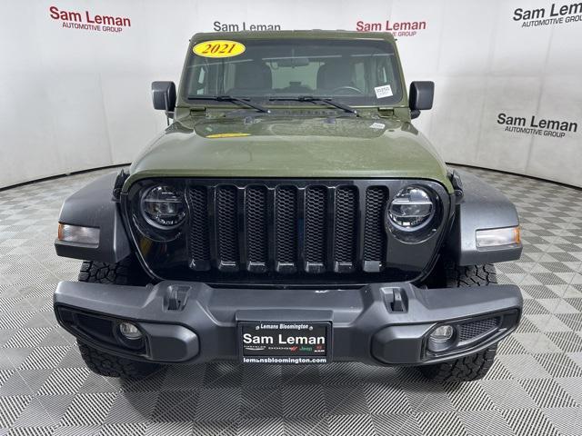 used 2021 Jeep Wrangler car, priced at $28,250