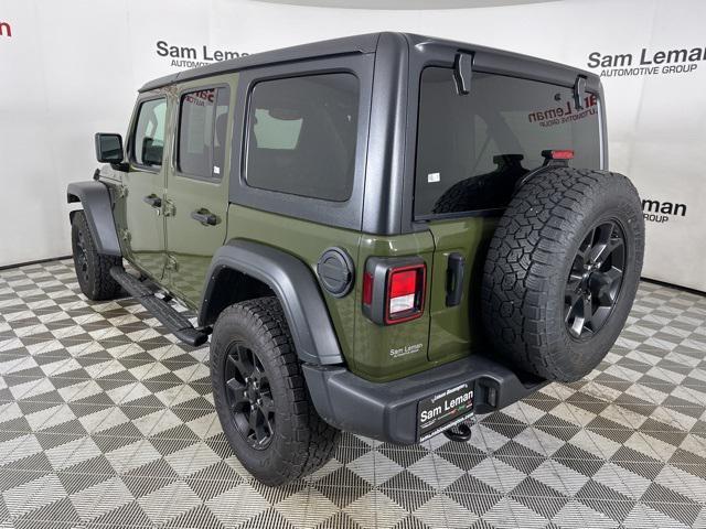 used 2021 Jeep Wrangler car, priced at $28,250