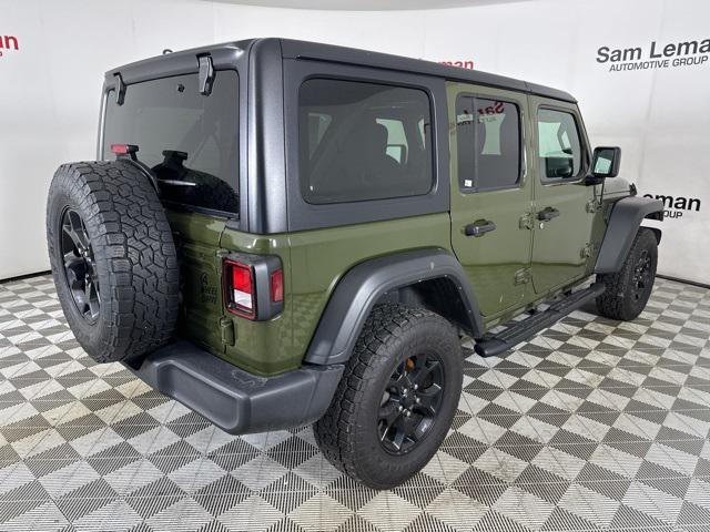 used 2021 Jeep Wrangler car, priced at $28,250