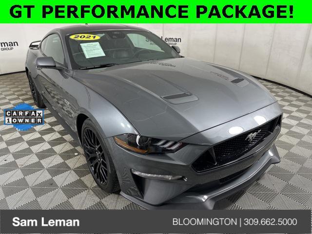 used 2021 Ford Mustang car, priced at $41,250