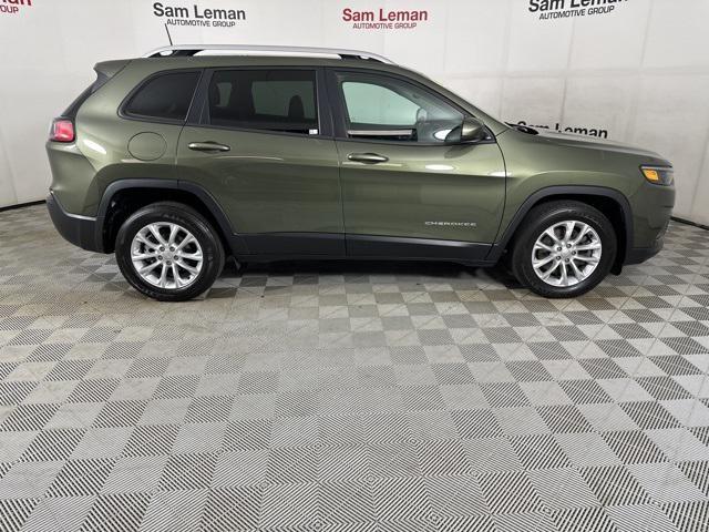 used 2021 Jeep Cherokee car, priced at $18,250