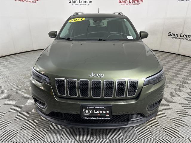 used 2021 Jeep Cherokee car, priced at $18,250