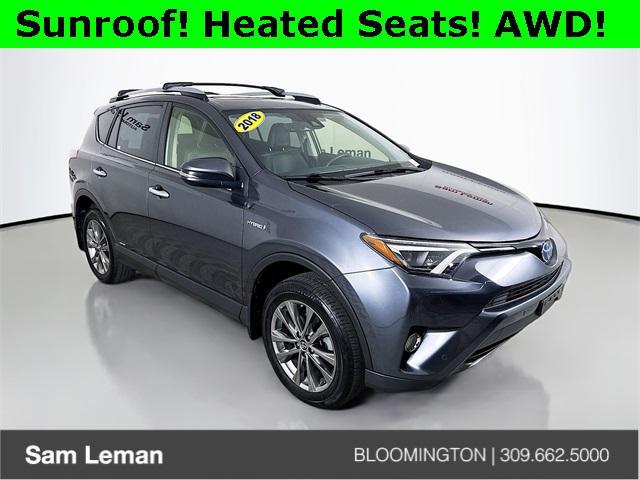 used 2018 Toyota RAV4 Hybrid car, priced at $24,777