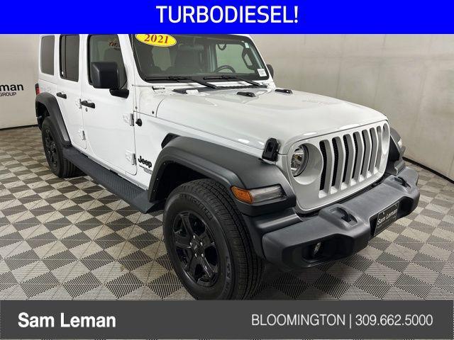 used 2021 Jeep Wrangler Unlimited car, priced at $29,799