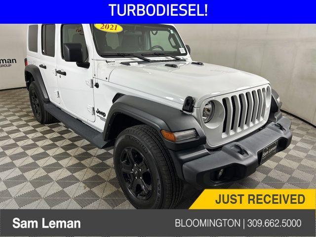 used 2021 Jeep Wrangler Unlimited car, priced at $29,899