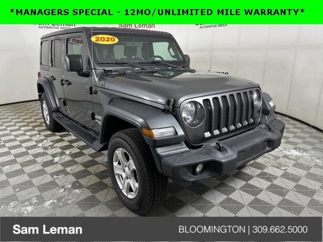used 2020 Jeep Wrangler Unlimited car, priced at $25,799