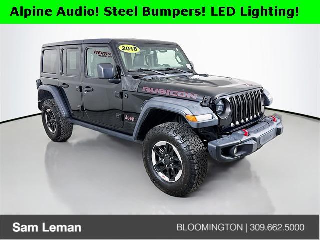 used 2018 Jeep Wrangler Unlimited car, priced at $28,877