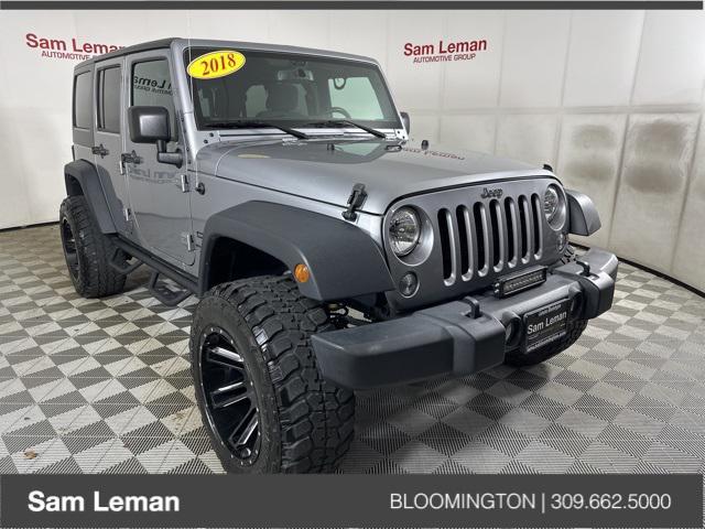 used 2018 Jeep Wrangler JK Unlimited car, priced at $24,900