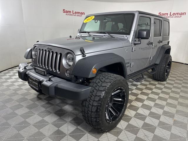 used 2018 Jeep Wrangler JK Unlimited car, priced at $24,900