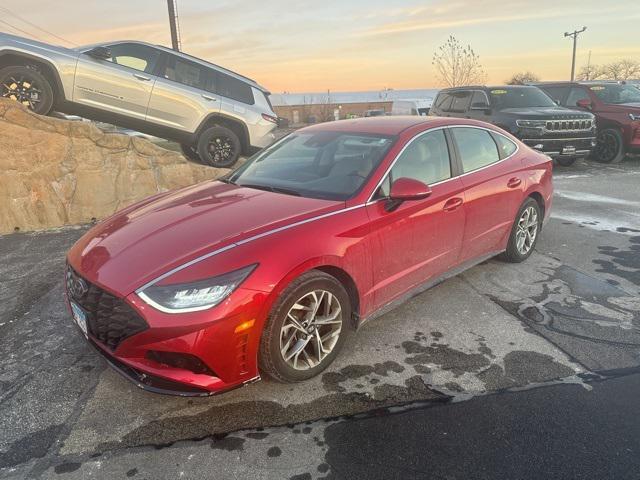 used 2021 Hyundai Sonata car, priced at $19,450