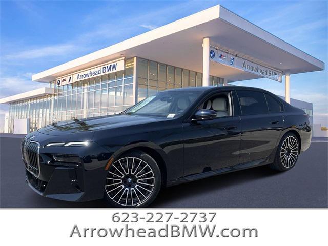 new 2025 BMW 740 car, priced at $111,075