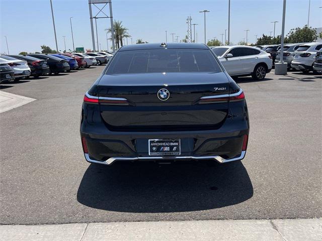 new 2025 BMW 740 car, priced at $111,075