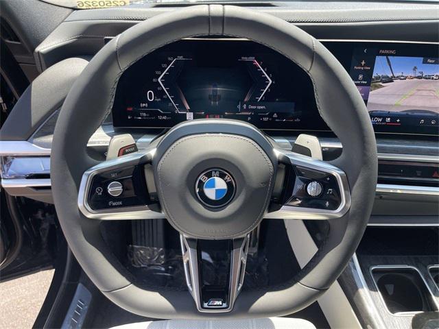 new 2025 BMW 740 car, priced at $111,075
