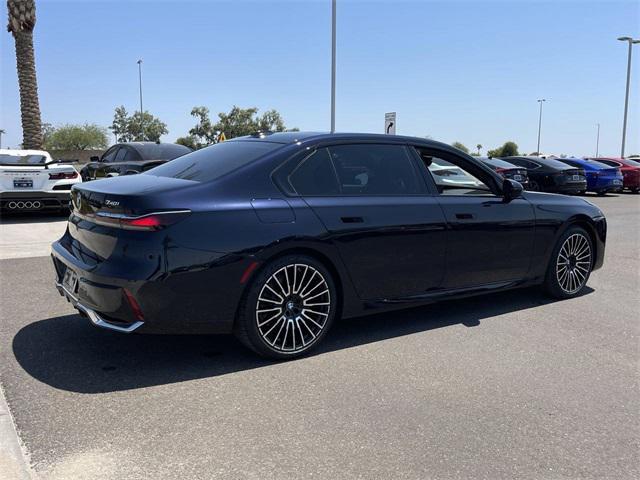 new 2025 BMW 740 car, priced at $111,075