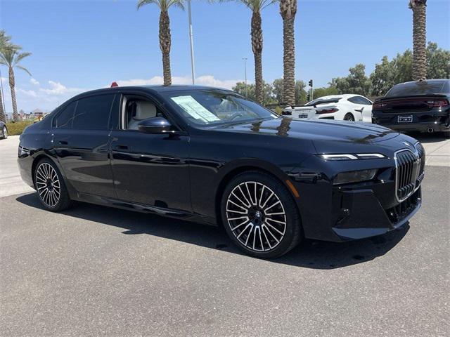 new 2025 BMW 740 car, priced at $111,075