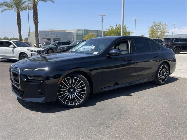 new 2025 BMW 740 car, priced at $111,075