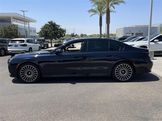 new 2025 BMW 740 car, priced at $111,075