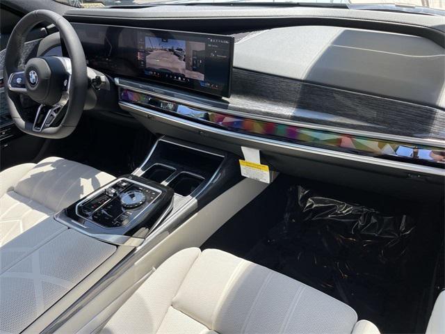 new 2025 BMW 740 car, priced at $111,075