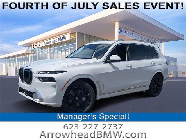 new 2025 BMW X7 car, priced at $89,300