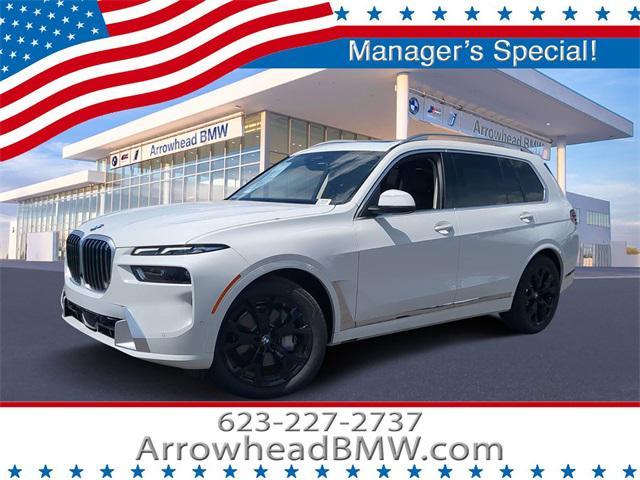 new 2025 BMW X7 car, priced at $89,300