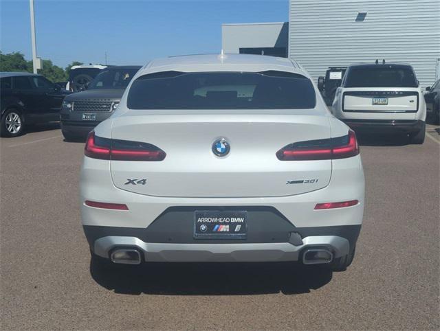 new 2025 BMW X4 car, priced at $60,985