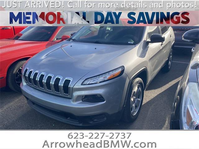 used 2015 Jeep Cherokee car, priced at $14,488